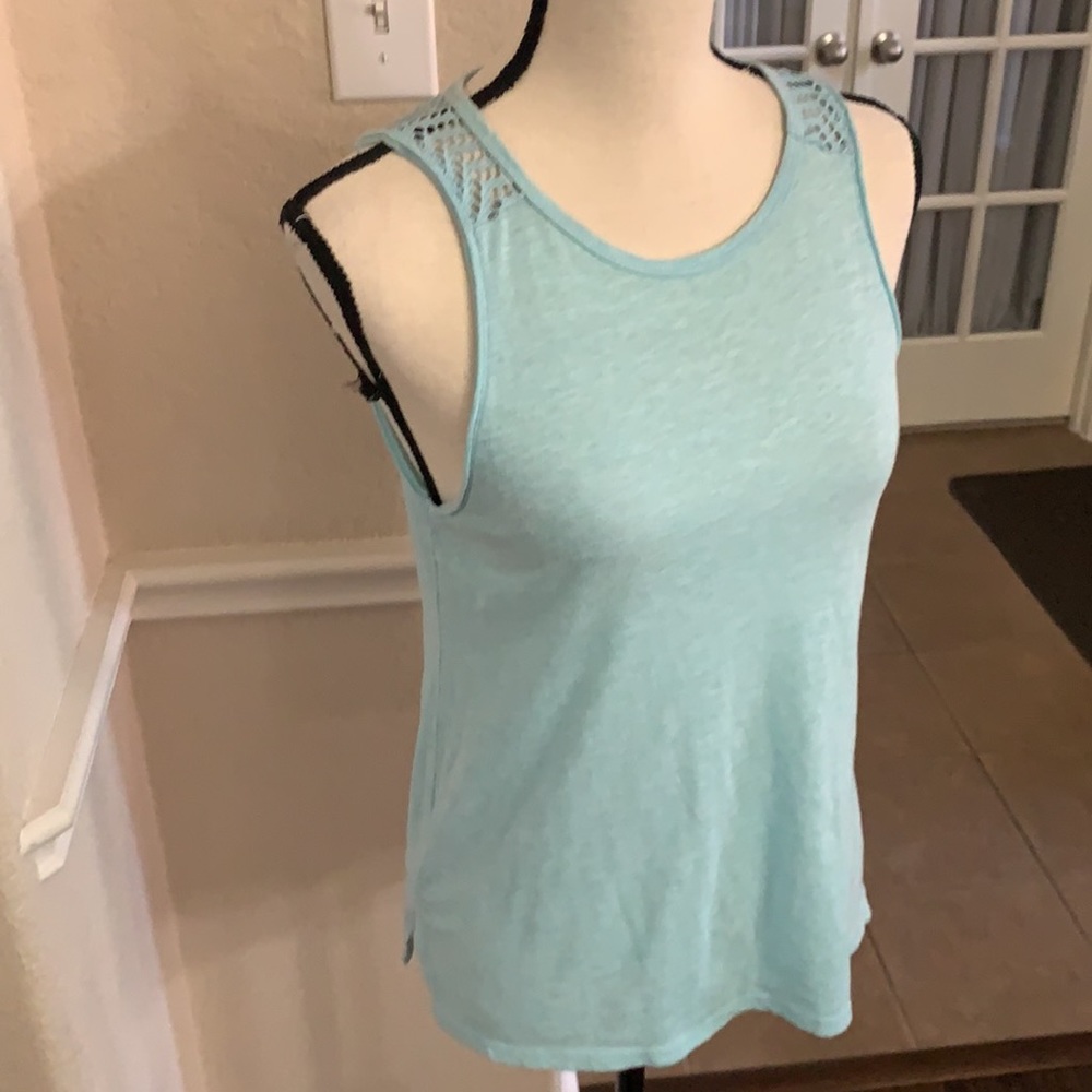 Aeropostale light turquoise tank top - Picture 4 of 17